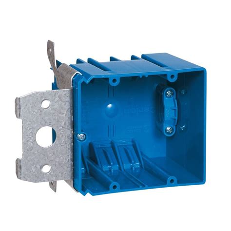 4 gang electrical box home depot|2 gang pvc outlet box.